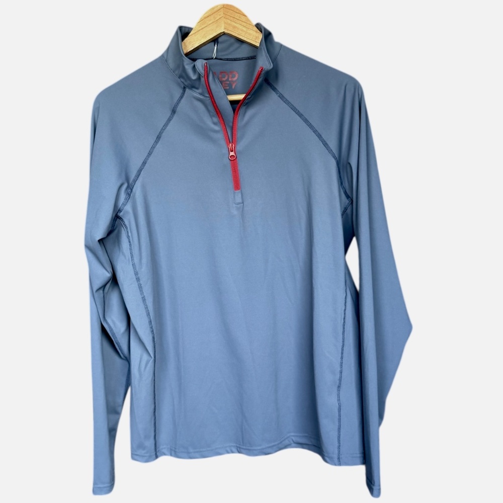 NWT Badd Bogey Blue‎ 1/4 Zip Pullover